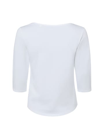 Langarmshirt in weiß