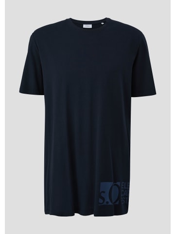 s.Oliver T-Shirt kurzarm in Blau