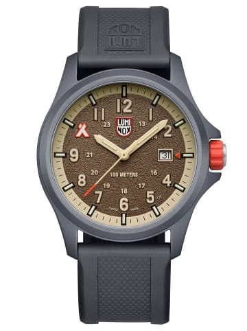 Luminox Herren-Armbanduhr Bear Grylls Grau Braun / Anthrazit