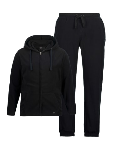 JP1880 Sweatjacke in schwarz