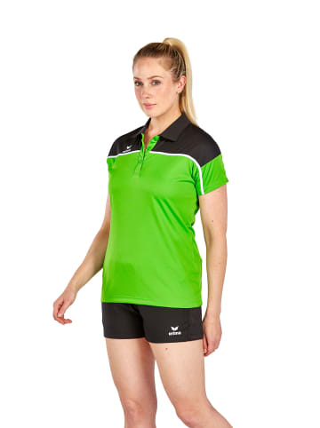 erima Damen Change By Erima Poloshirt in green/schwarz/weiss