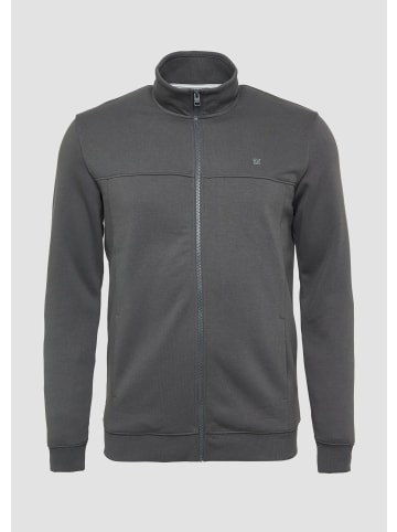 s.Oliver Sweatshirt Jacke in 9581_schiefergrau