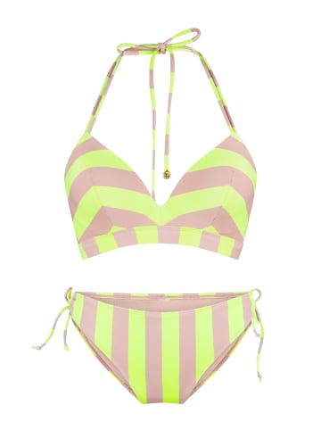 Linga Dore Linga Dore Triangle padded bikiniset in Streiffen