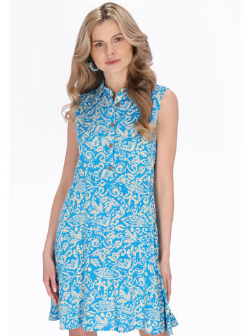 usha FESTIVAL Women Dress in blue offwhite