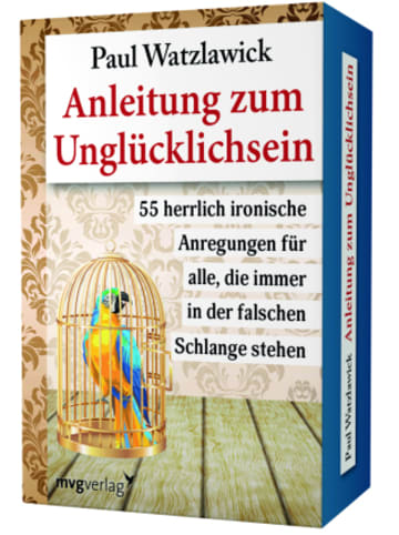 mvg Verlag Spiel - Anleitung zum Unglücklichsein (Kartenspiel)