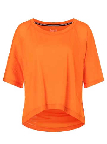 super.natural Merino T-Shirt in orange