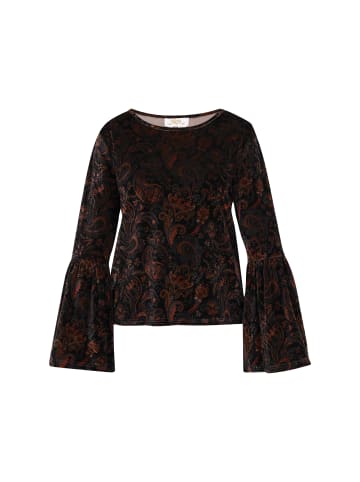 usha FESTIVAL Women Blouse in dark violet multicolor