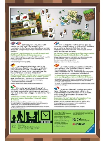 Ravensburger Ravensburger Strategiespiel Minecraft: Builders & Biomes - Farmers Market Expansion in bunt