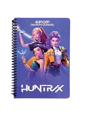 KPop Demon Hunters K-pop Demon Hunters Warriors B/5 liniertes Spiralheft, 105 Seiten