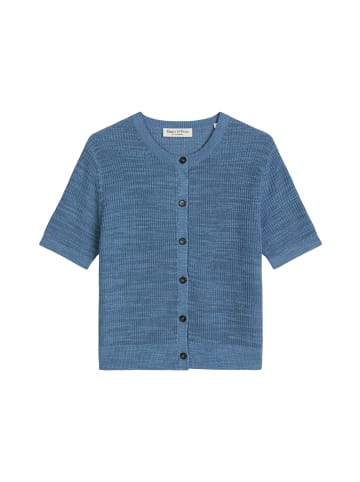 Marc O'Polo Slub-Cardigan loose in Provincial Blue