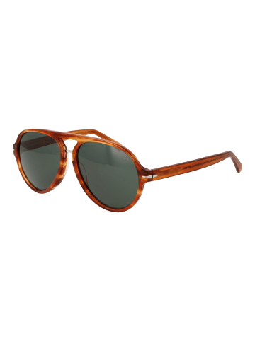 Botaniq Unisex Sonnenbrille Flieger Braun