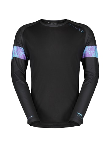 SCOTT M TRAIL TUNED L/SL TEE in Schwarz