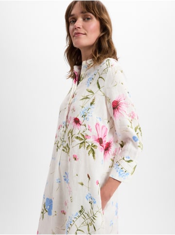 Franco Callegari Leinenkleid in ecru rosa - 0043