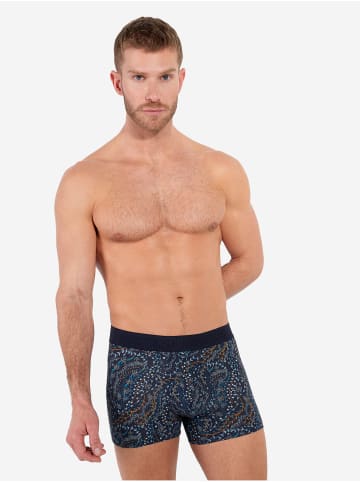 HOM Retro Boxer Fontainebleau Boxer Briefs in navy print