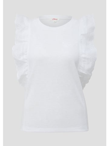 s.Oliver T-Shirt in 0100_weiß