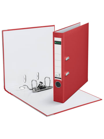 Leitz Ordner Kunststoff A4 180Grad 52mm rot