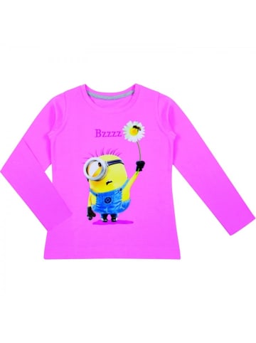 United Labels Minions Pullover - Bzzzz langärmlig Rundhalsausschnitt in rosa