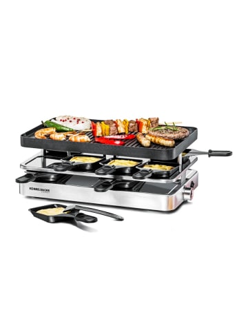 Rommelsbacher RC 1400 Raclette-Grill 836.76 cm³ in Silber