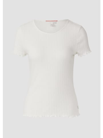QS T-Shirt in 0200_creme