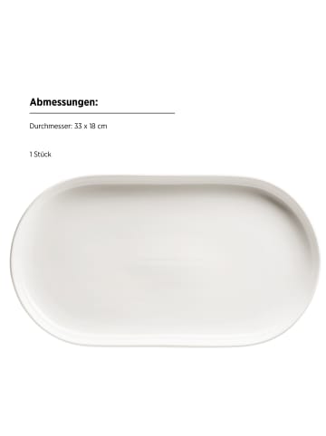 Mäser Plattenset, Porzellan Taya in Weiß