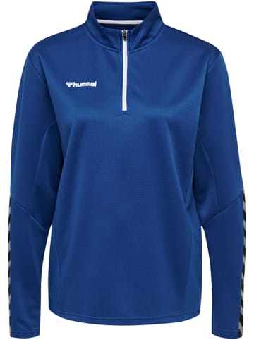 Hummel Halbreißverschluss Sweatshirt Hmlauthentic Damen in TRUE BLUE