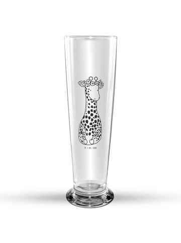 Mr. & Mrs. Panda Biertulpe Giraffe Blumenkranz ohne Spruch in Transparent