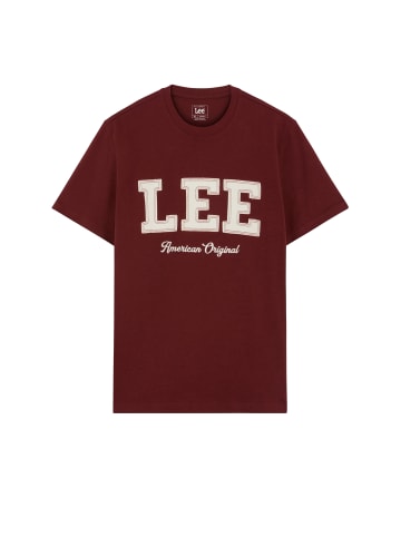 Lee T-Shirt Lee Original in Port