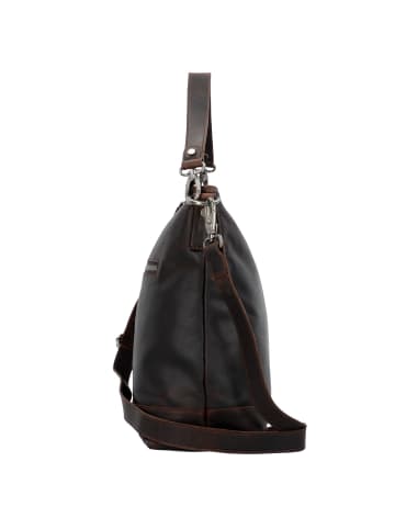 The Chesterfield Brand Wax Pull Up Schultertasche Leder 32 cm braun