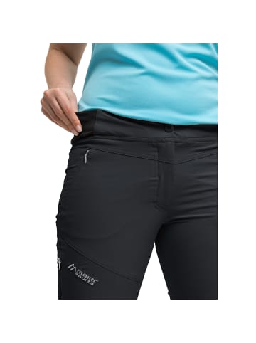 Maier Sports Caprihose Inara Vario in Schwarz