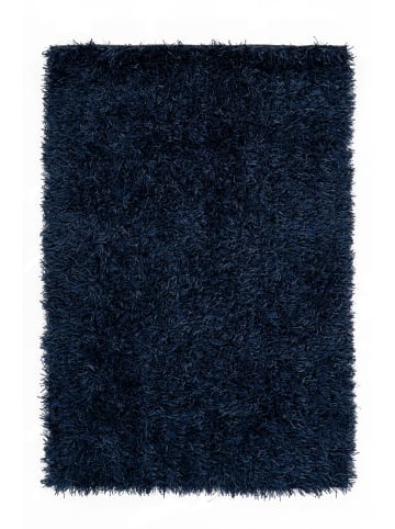 Arte Espina Wohnzimmer Teppich – Kurzflorteppich Beat 8102 60 x 90 cm in blau - rechteckig