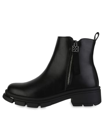 VAN HILL Klassische Stiefeletten Juniper in Schwarz