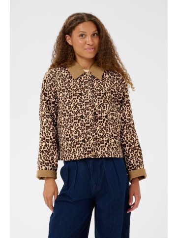 SAINT TROPEZ Jacke OlivienneSZ Gerade Passform in Black Reg Leo