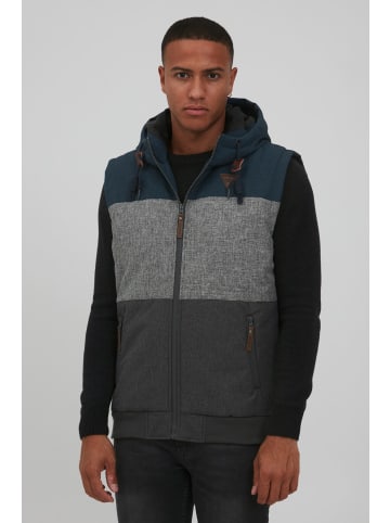 INDICODE Softshellweste IDLecter 15493MM Herren Outdoor-Weste mit Kapuze in dunkelblau
