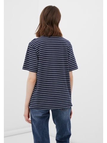 Finn Flare T-Shirt Streifen in dark blue
