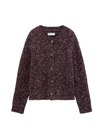 Marc O'Polo DENIM Tweed-Cardigan relaxed in Mahagony Jam