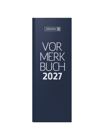 BRUNNEN Vormerkbuch 786 11x29,7cm 1 Tag/2 Seiten Balacron-Deckenband blau 2027