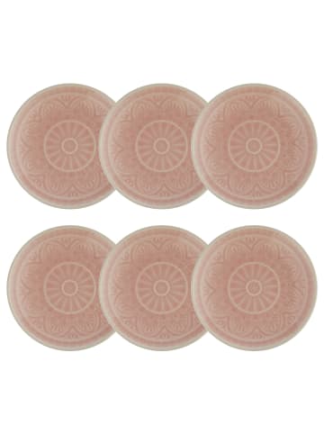Butlers Teller SUMATRA 6er-Set in Pink