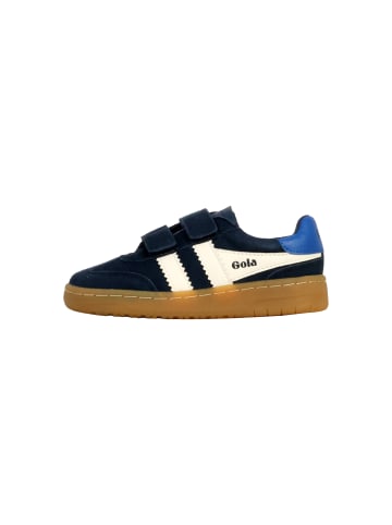 Gola Viper Strap Kindersneaker aus Leder Blau