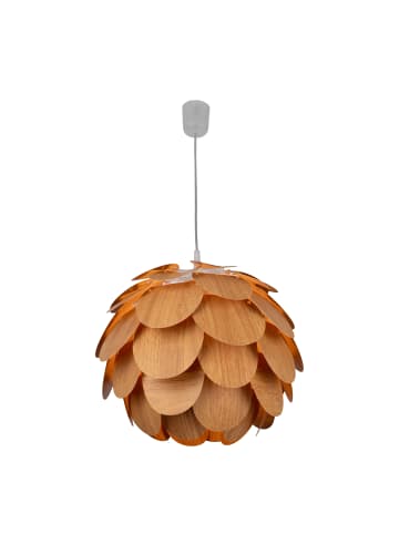 näve Pendelleuchte "FOGLIA" in nußbaum - (L)40 cm x (B)40 cm x (H)110 cm