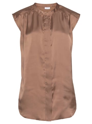 LASCANA Satinbluse in toffee