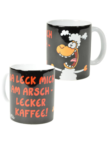 United Labels Ralph Ruthe Tasse Thorsten Dörnbach Kaffeetasse Becher 320 ml in schwarz