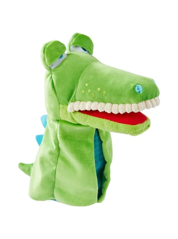 Haba Handpuppe Handpuppe Allesfresser Kroko, 26 cm in mehrfarbig
