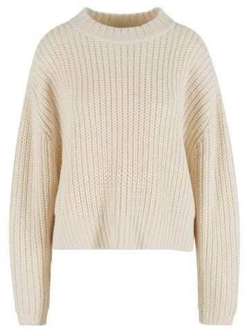 Urban Classics Crew Neck Jumpers in whitesand