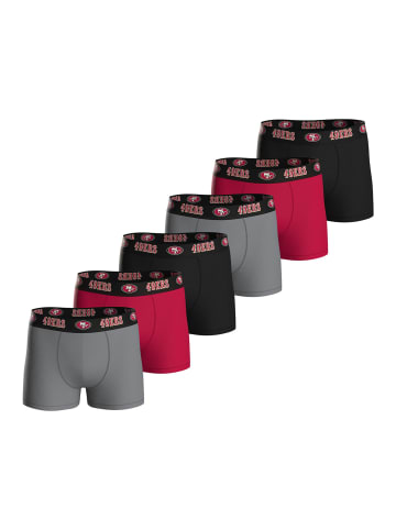 NFL Boxer San Francisco 49Ers in BLK/MGR/RED