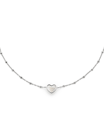 s.Oliver Armband Pearl Heart in silber
