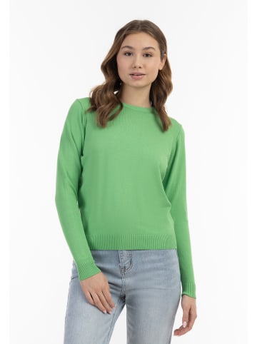 myMo Damen Strickpullover in Hellgrün