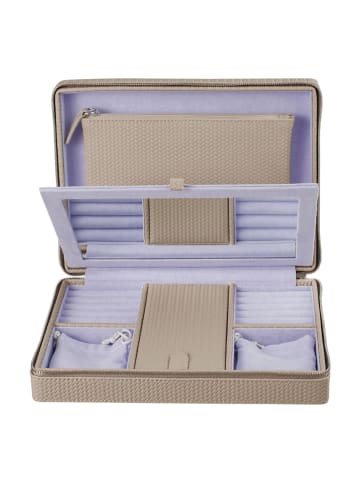 Windrose Corbello Schmuckkasten 25 cm in taupe