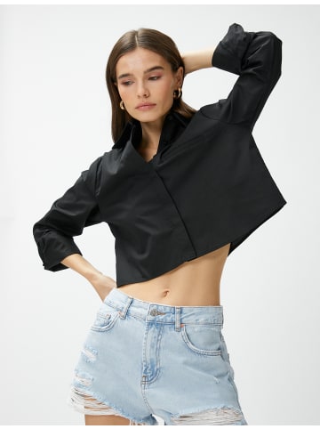 KOTON Shirt in Schwarz