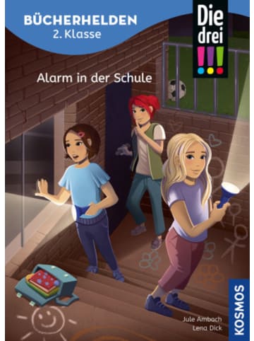 Kosmos Buch - Die drei !!!, Bücherhelden 2. Klasse, Alarm in der Schule