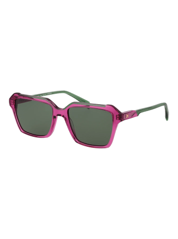 Ana Hickmann Damen Sonnenbrillen Rechteck Rosa